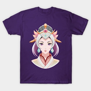 Japanese geisha anime girl T-Shirt